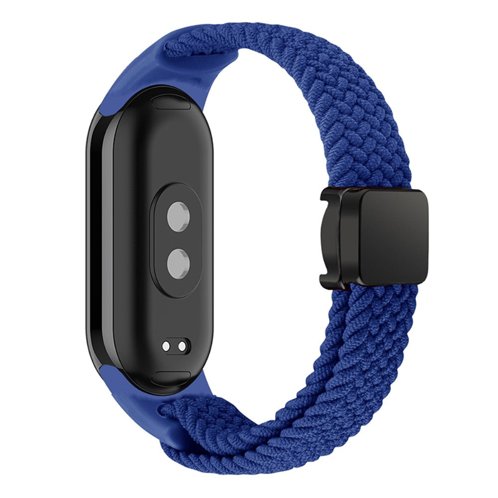 Vildt Godt Nylon Rem passer til Xiaomi Smart Band 8 - Blå#serie_8