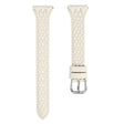 Huami Amazfit Youth Edition 20mm Watchband Top-Layer Cow Leather Watch Strap - Apricot
