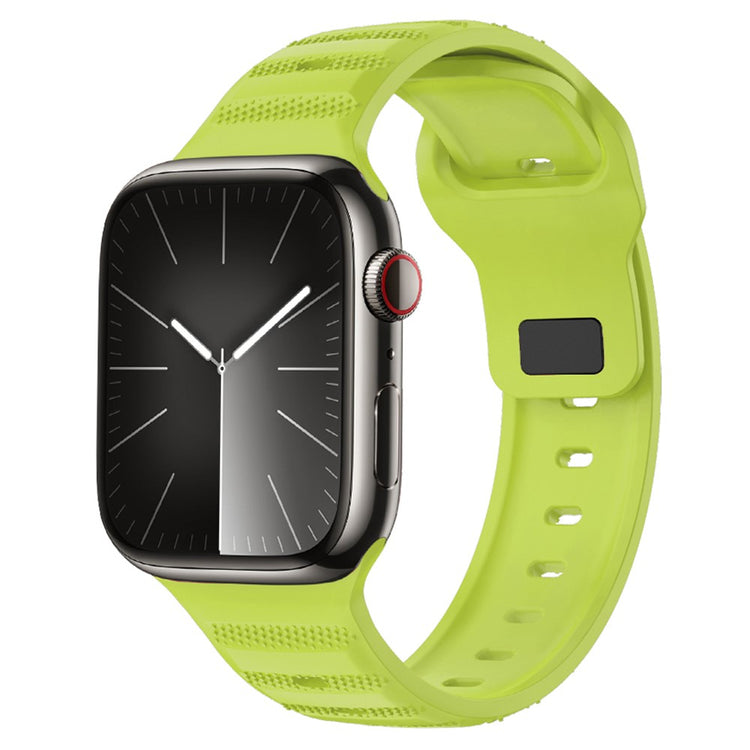 Superflot Silikone Universal Rem passer til Apple Smartwatch - Grøn#serie_6