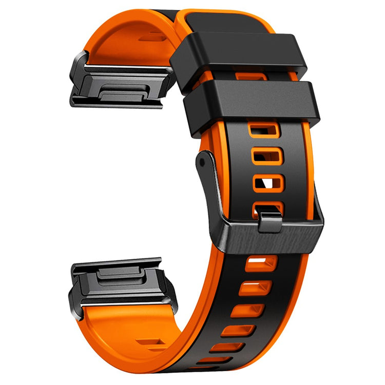 Vildt Rart Silikone Universal Rem passer til Garmin Smartwatch - Orange#serie_4