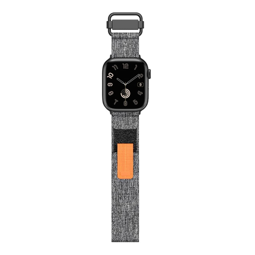 Komfortabel Nylon Universal Rem passer til Apple Smartwatch - Sølv#serie_3