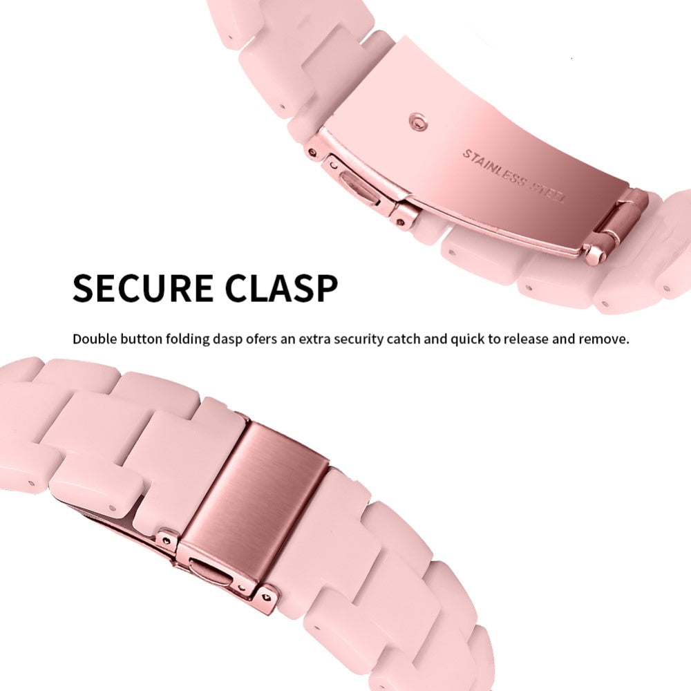 Mega Nydelig Plastik Rem passer til Donerton Smart Watch - Pink#serie_10