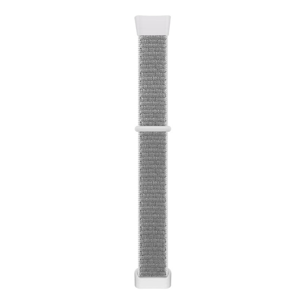 Pænt Nylon Universal Rem passer til Fitbit Charge 5 / Fitbit Charge 6 - Sølv#serie_3