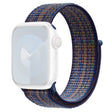 KALEBOL Apple Watch Series 41mm - 40mm - 38mm Universal Nylon Loop Watch Band - Dark Green+Orange