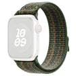KALEBOL Apple Watch Series 41mm - 40mm - 38mm Universal Watchband Nylon Strap - Dark Green+Orange
