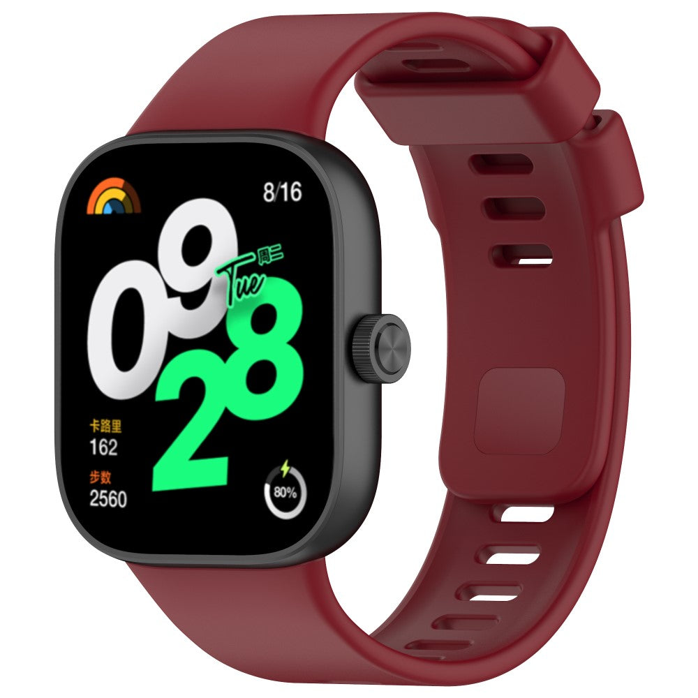 Xiaomi Smart Band 8 Pro / Xiaomi Redmi Watch 4 Silicone Universel Strap - Red#serie_4