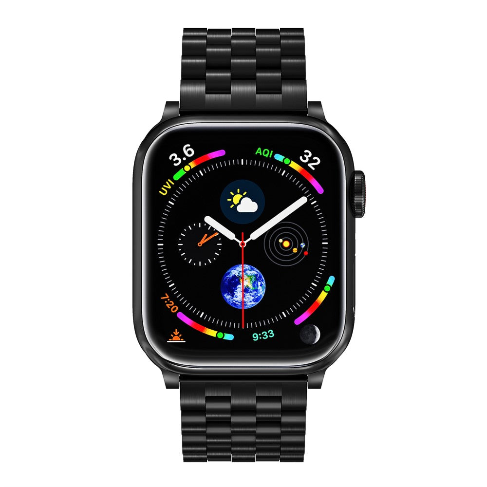 Lovely Apple Smartwatch Metal Universel Strap - Black#serie_1