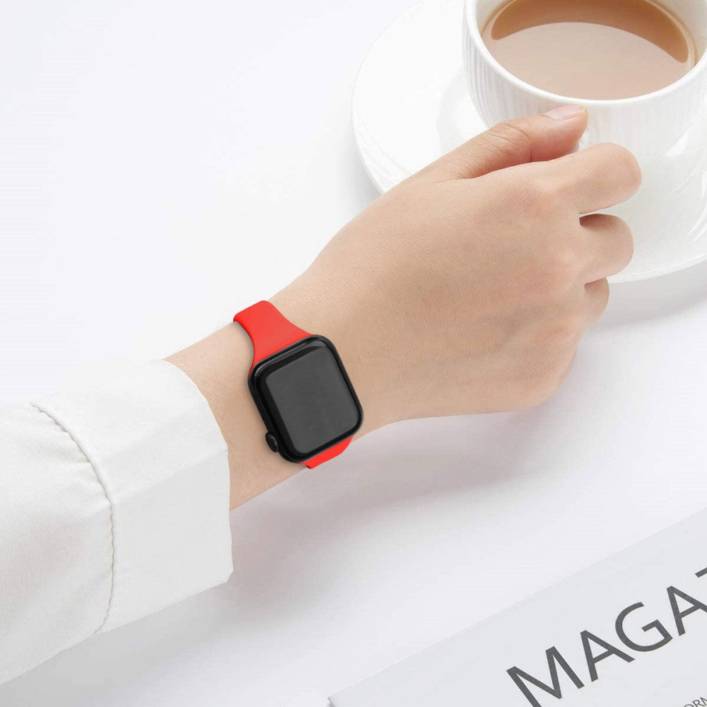 Very Cool Apple Smartwatch Silicone Universel Strap - Red#serie_4