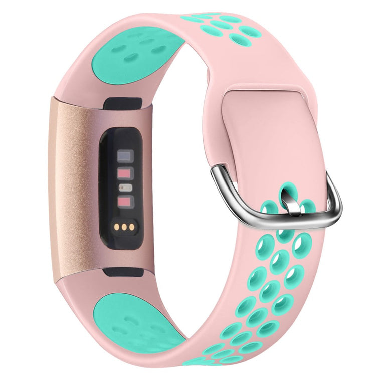 Fitbit Charge 3 / Fitbit Charge 4 Silicone Universel Strap - Pink#serie_4