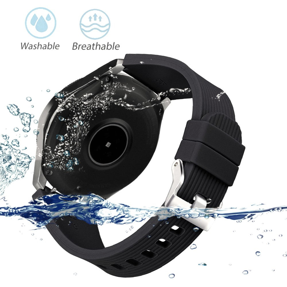 Mega Pleasant Smartwatch Silicone Universel Strap - Black#serie_1