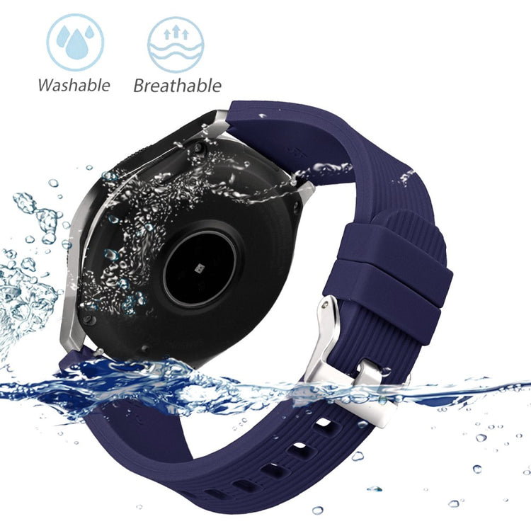 Mega Pleasant Smartwatch Silicone Universel Strap - Blue#serie_4