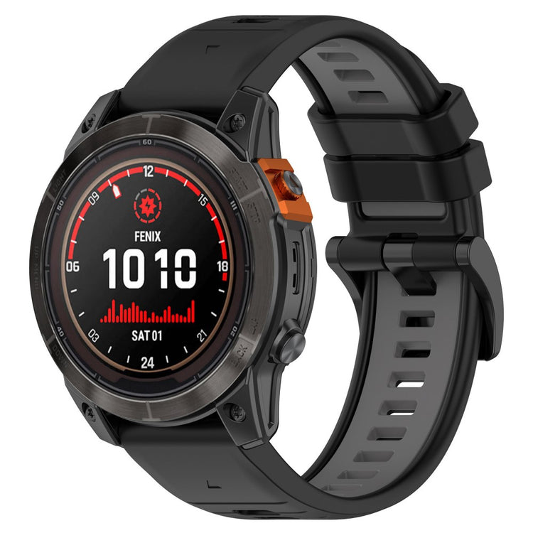 Incredibly Neat Garmin Smartwatch Silicone Universel Strap - Black#serie_5