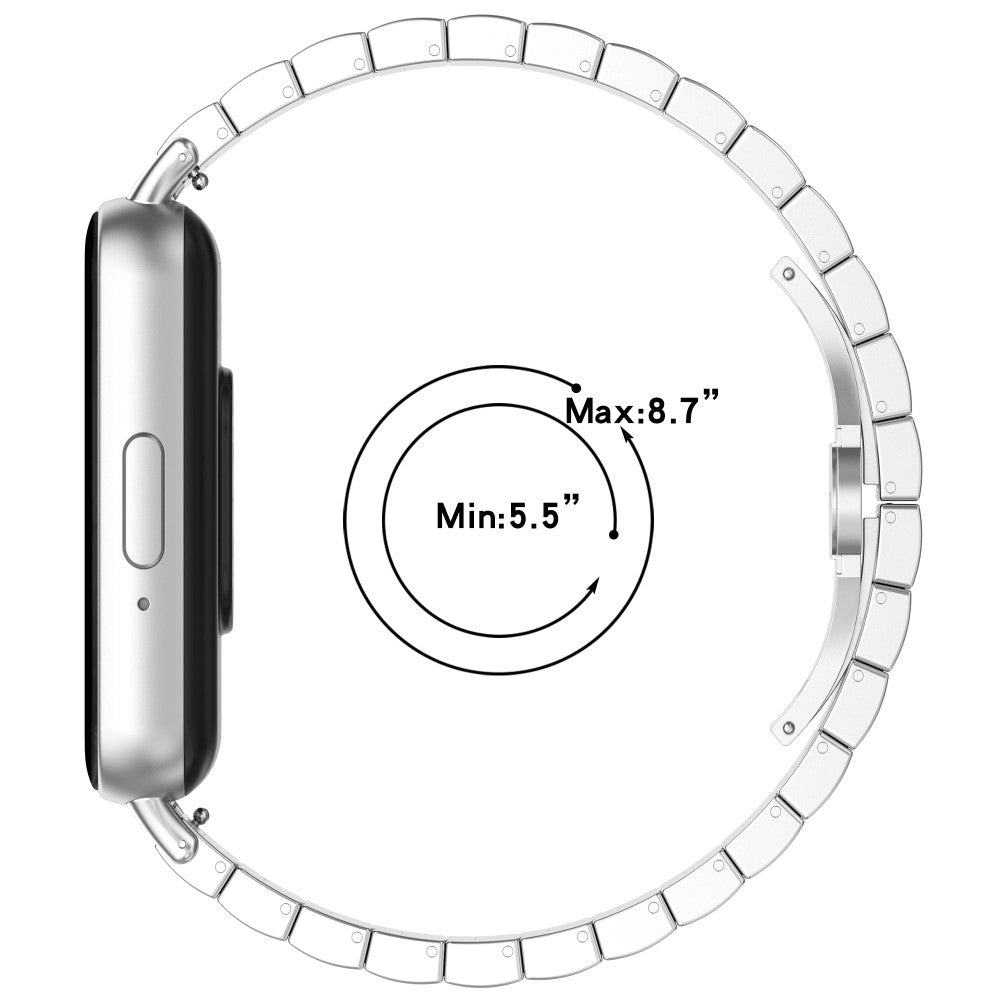 Strong Samsung Galaxy Fit 3 Metal Strap - Silver#serie_1