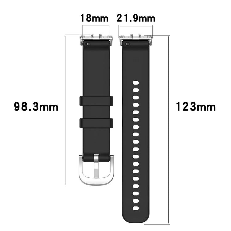 Very Comfortable Samsung Galaxy Fit 3 Silicone Strap - Silver#serie_7