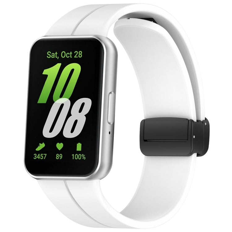 Super Agreeable Samsung Galaxy Fit 3 Silicone Strap - White#serie_1