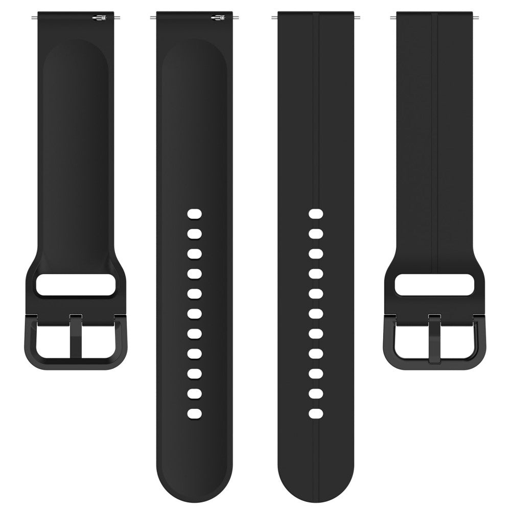 Remarkably Durable Smartwatch Silicone Universel Strap - Black#serie_4