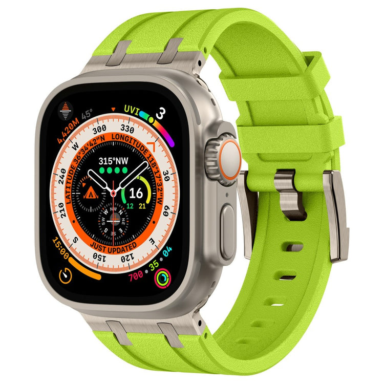 Absolutely Neat Apple Smartwatch Silicone Universel Strap - Green#serie_7