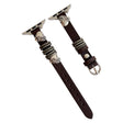 Sweet Apple Smartwatch Metal And Pu Leather Universel Strap