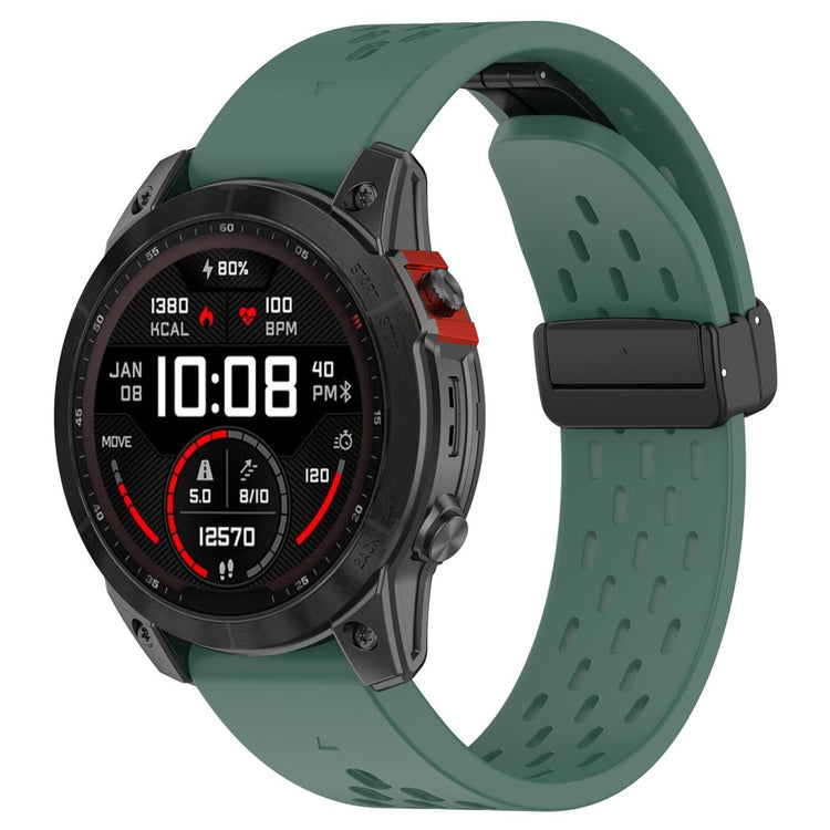 Mega Comfortable Garmin Smartwatch Silicone Universel Strap - Green#serie_6