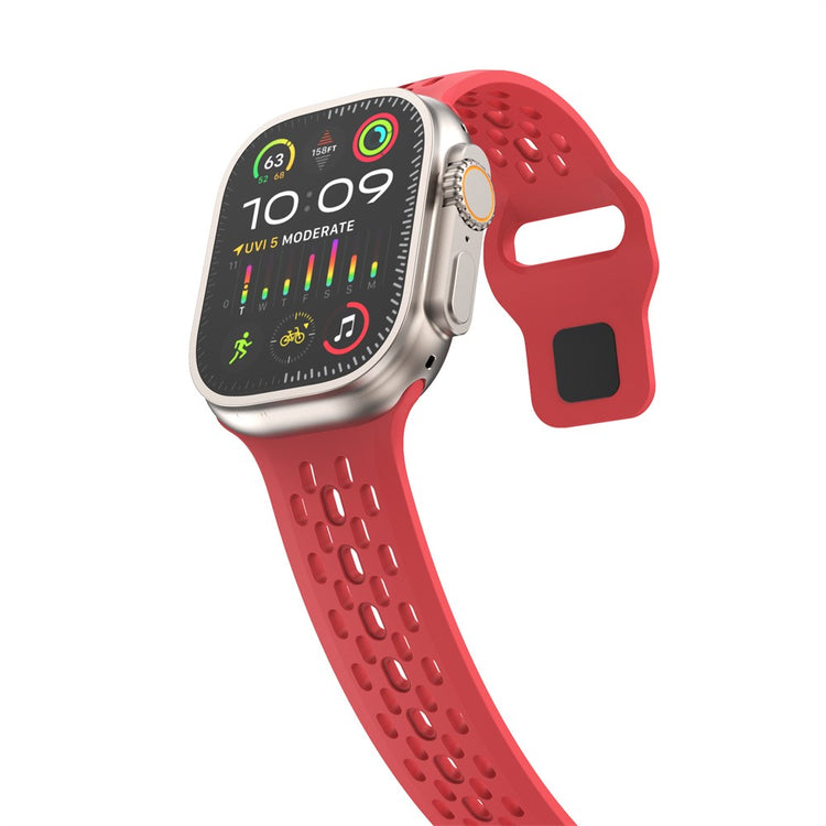 Very Elegant Apple Smartwatch Silicone Universel Strap - Red#serie_3