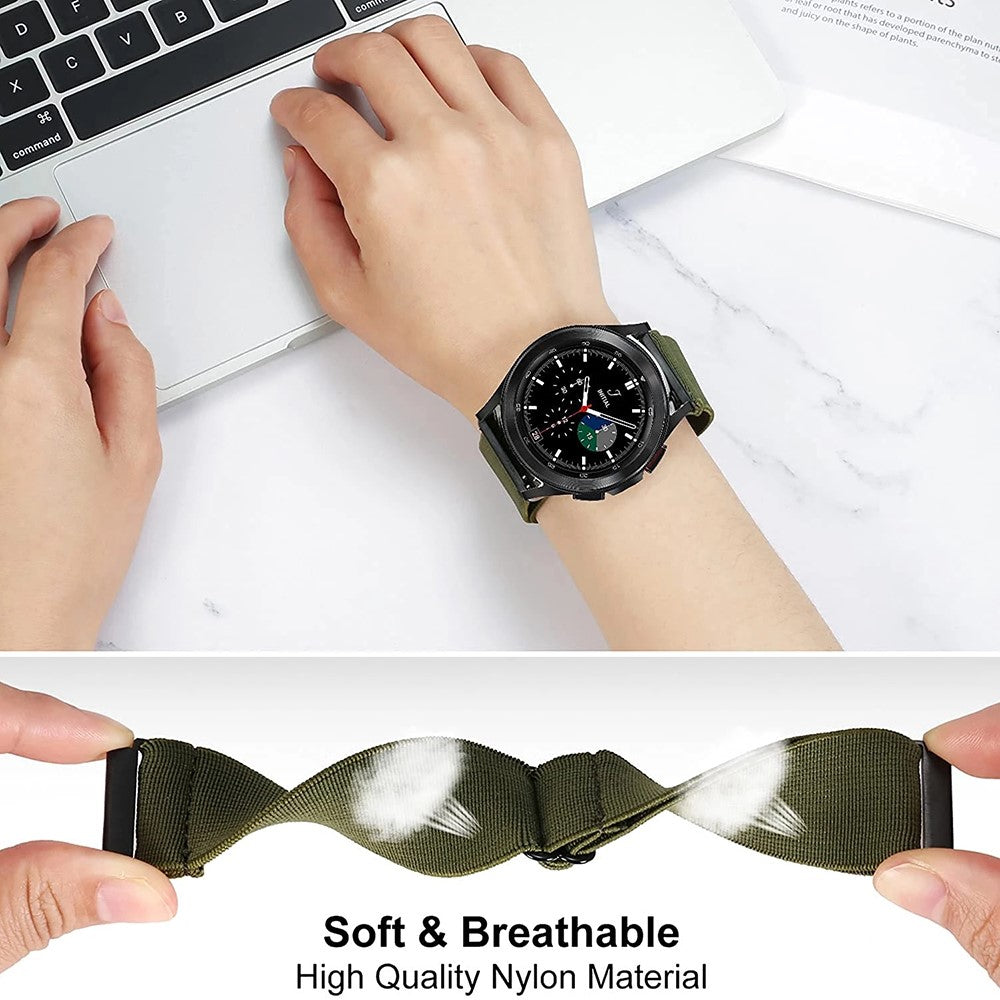 Absolutely Cute Smartwatch Nylon Universel Strap - White#serie_4