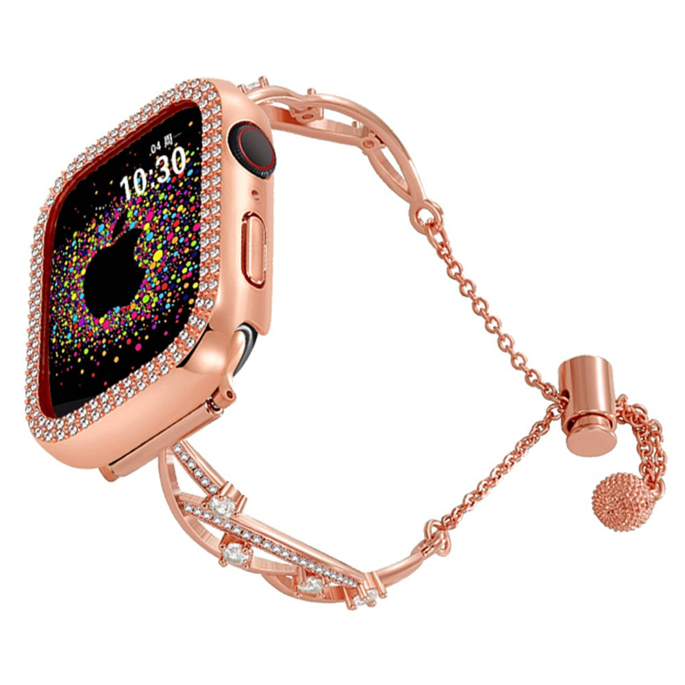 Brilliant Apple Smartwatch Metal Universel Strap - Pink#serie_3