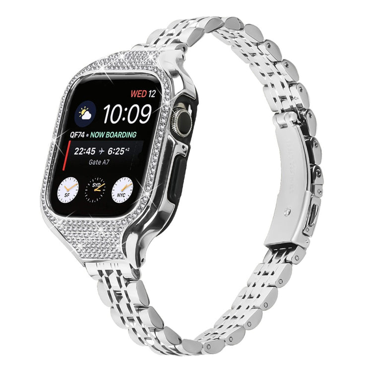 Wonderful Apple Smartwatch Rhinestone Universel Strap - Silver#serie_366