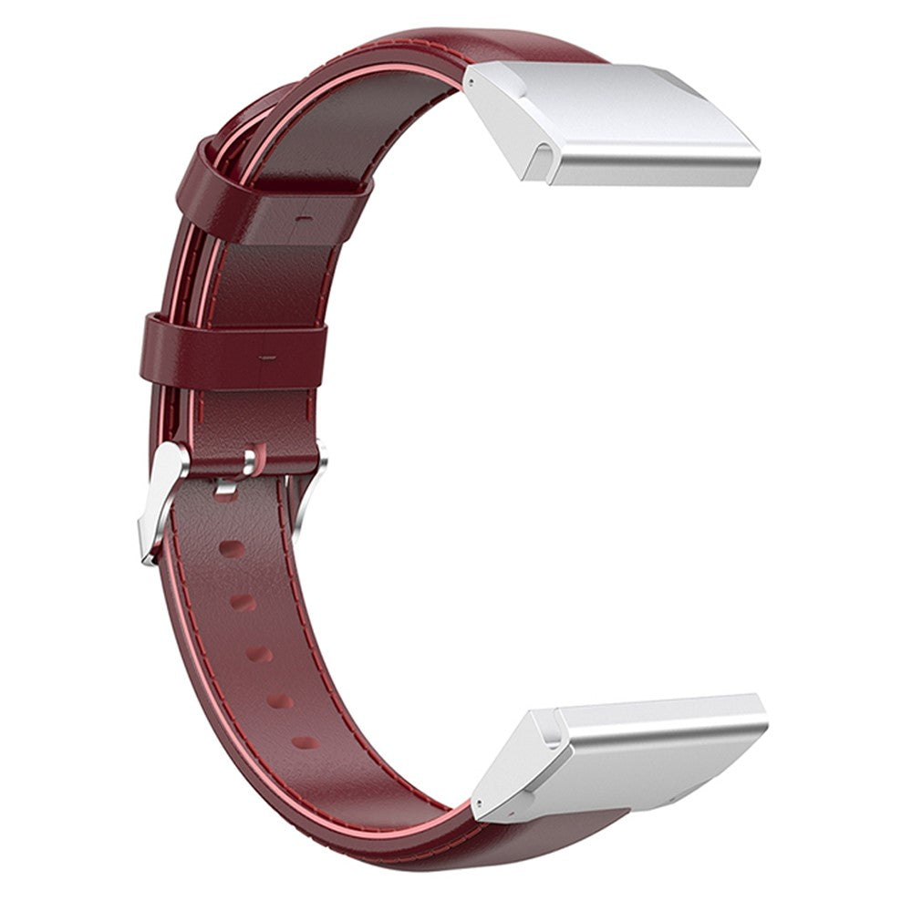 Timeless Garmin Smartwatch Genuine Leather Universel Strap - Red#serie_6