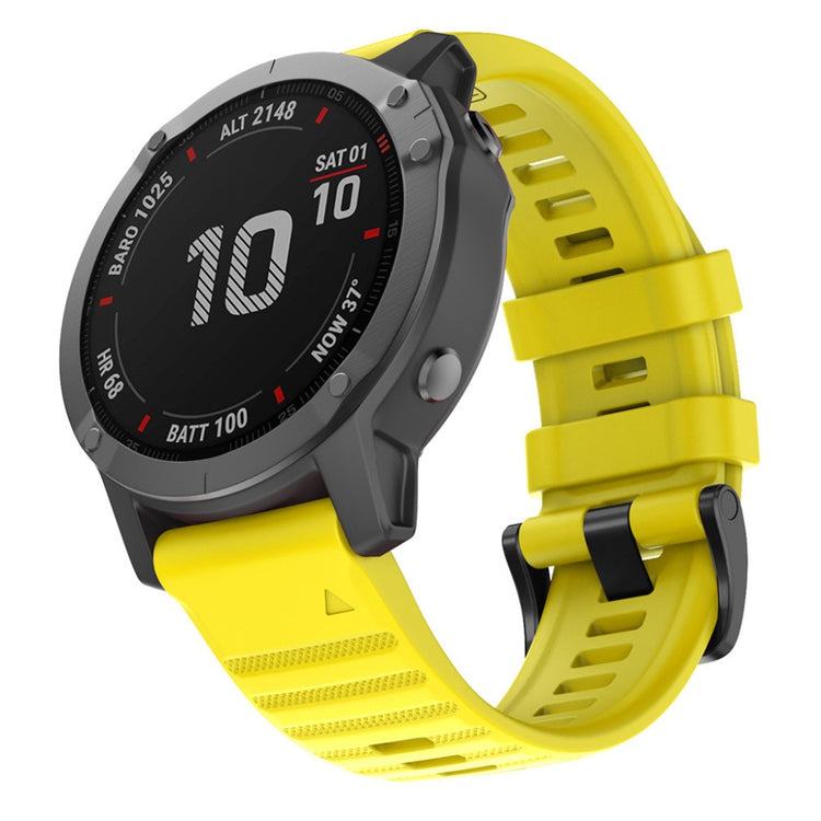 Really Beautiful Garmin Smartwatch Silicone Universel Strap - Yellow#serie_6