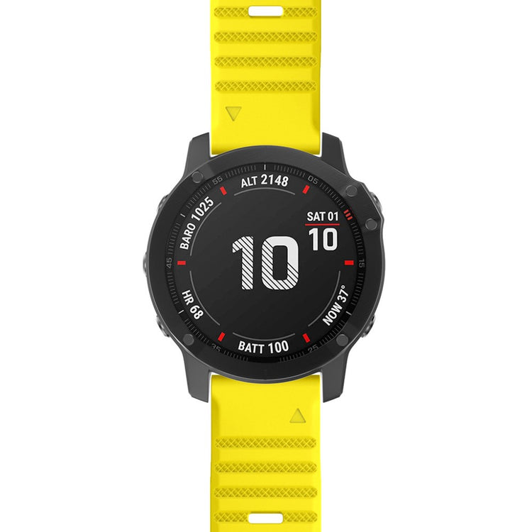 Really Beautiful Garmin Smartwatch Silicone Universel Strap - Yellow#serie_6