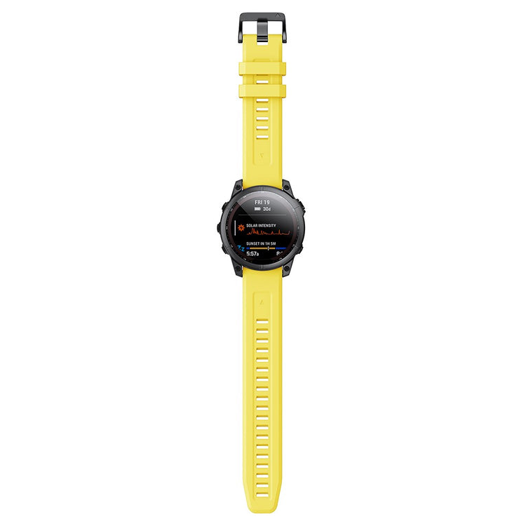 Very Cool Garmin Smartwatch Silicone Universel Strap - Yellow#serie_6