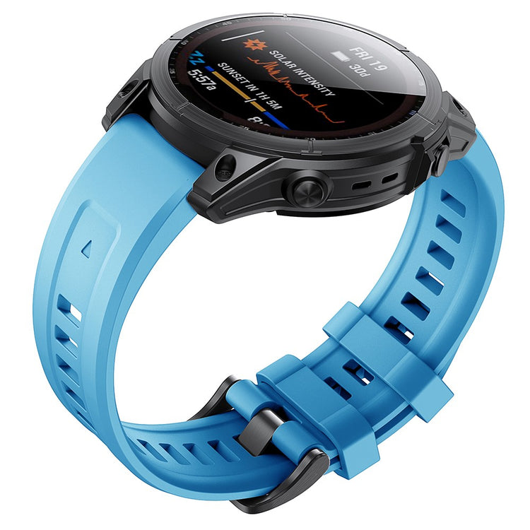 Very Cool Garmin Smartwatch Silicone Universel Strap - Blue#serie_8