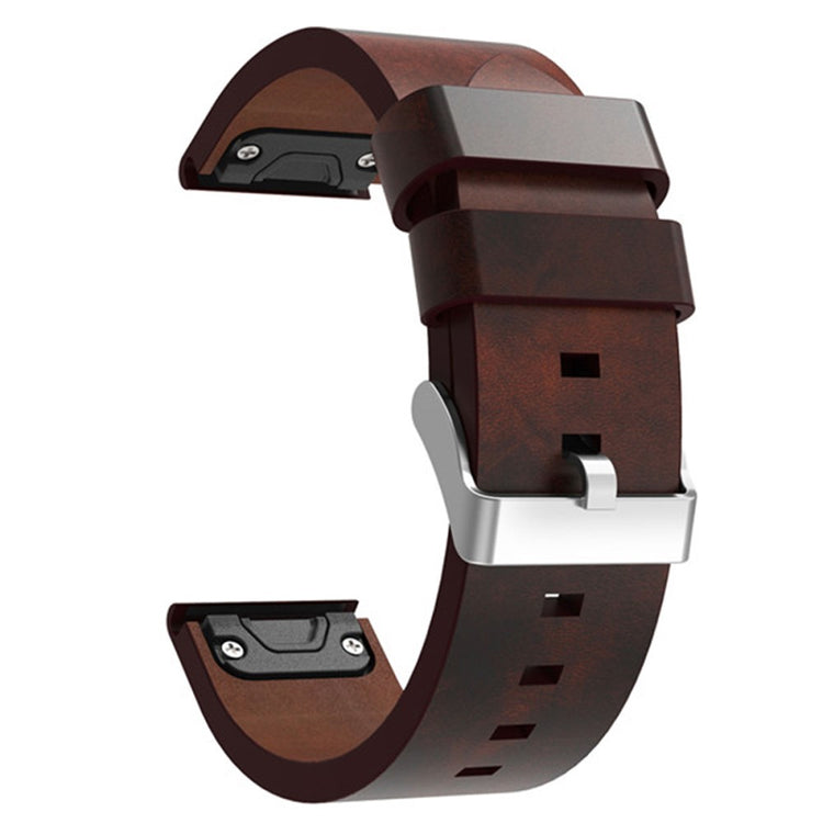 Exquisite Garmin Smartwatch Genuine Leather Universel Strap - Brown#serie_078