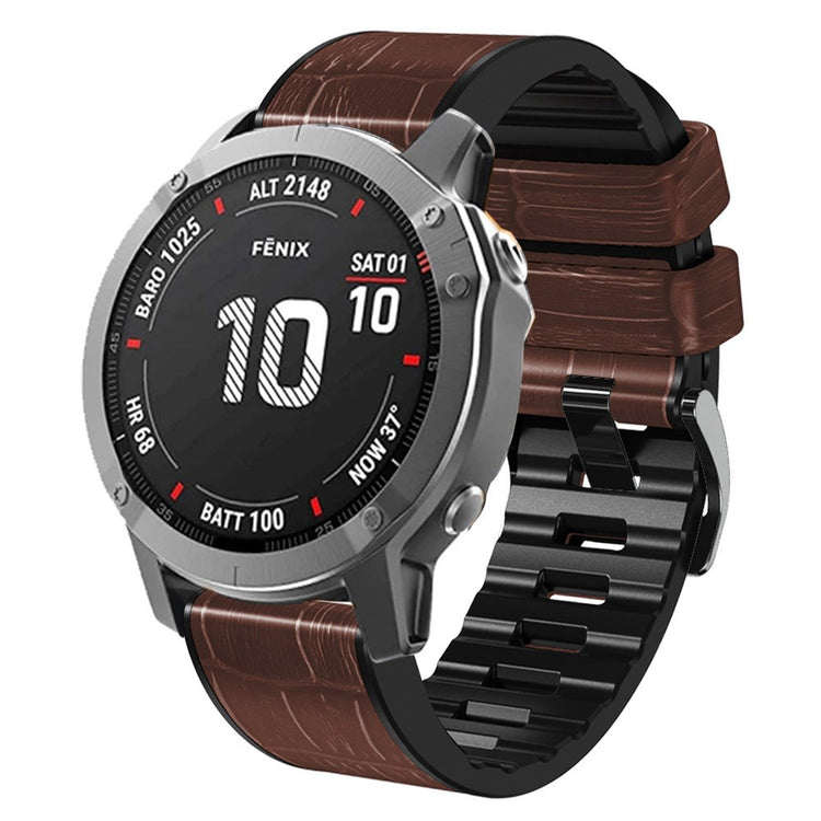 Super Cool Garmin Smartwatch Silicone Universel Strap - Brown#serie_3