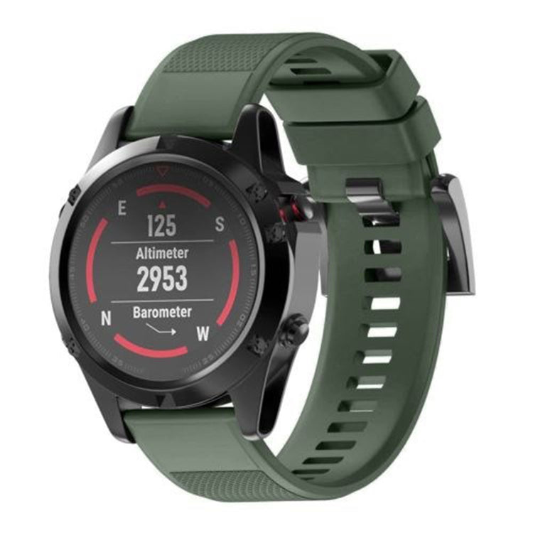 Durable Garmin Smartwatch Silicone Universel Strap - Green#serie_9