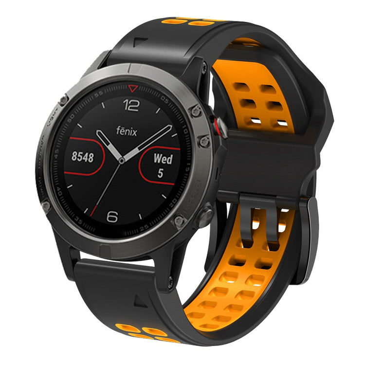 Delightful Garmin Smartwatch Silicone Universel Strap - Orange#serie_4