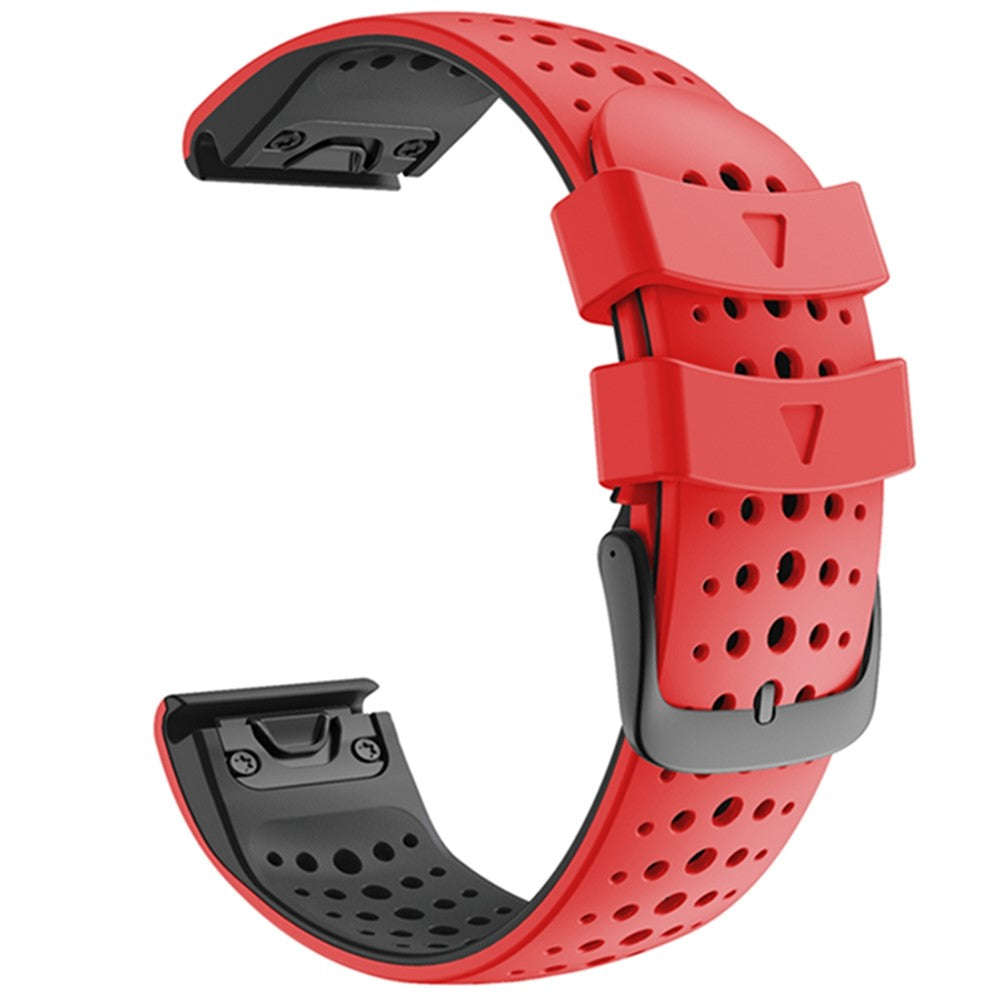 Super Stylish Garmin Smartwatch Silicone Universel Strap - Red#serie_4