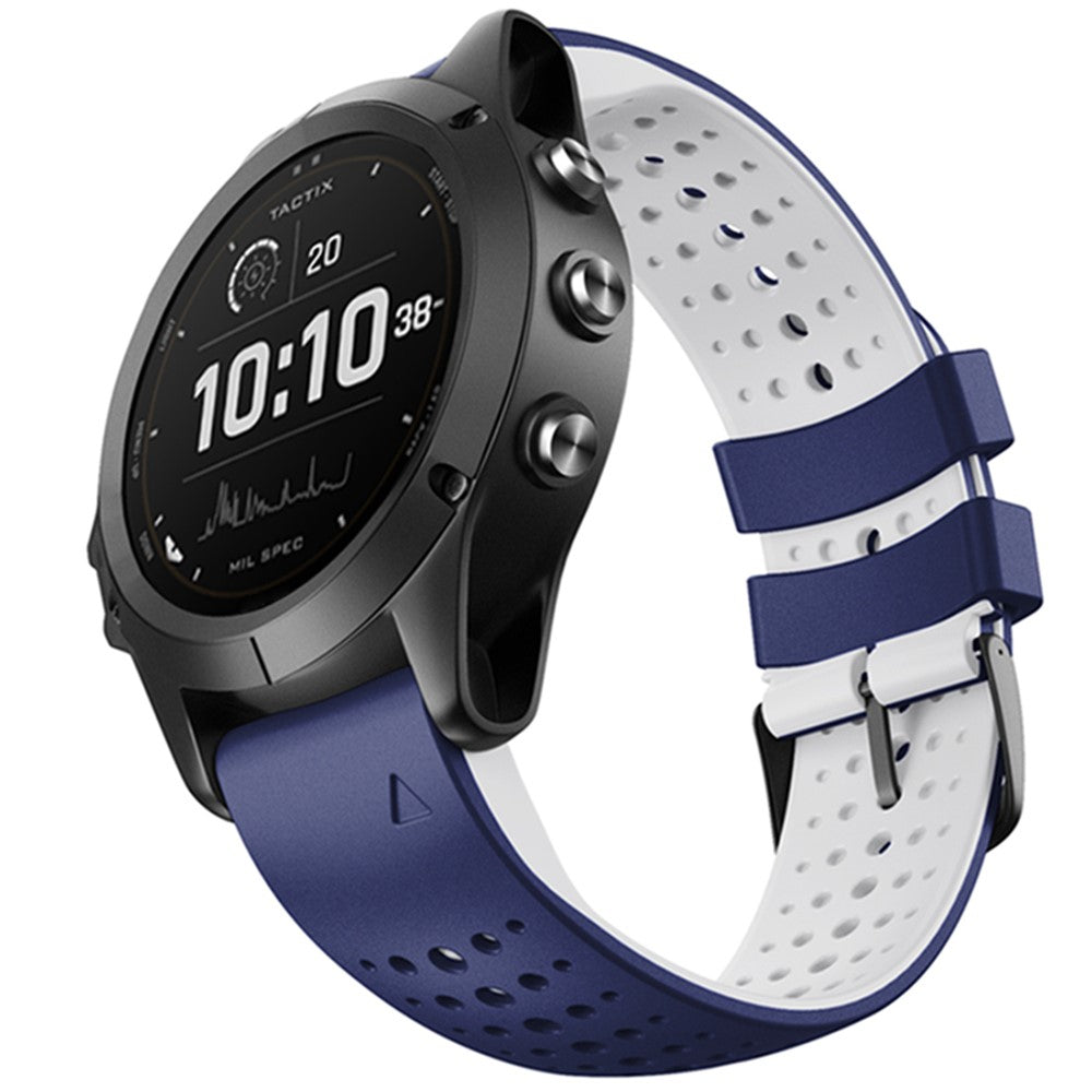 Super Stylish Garmin Smartwatch Silicone Universel Strap - Blue#serie_6