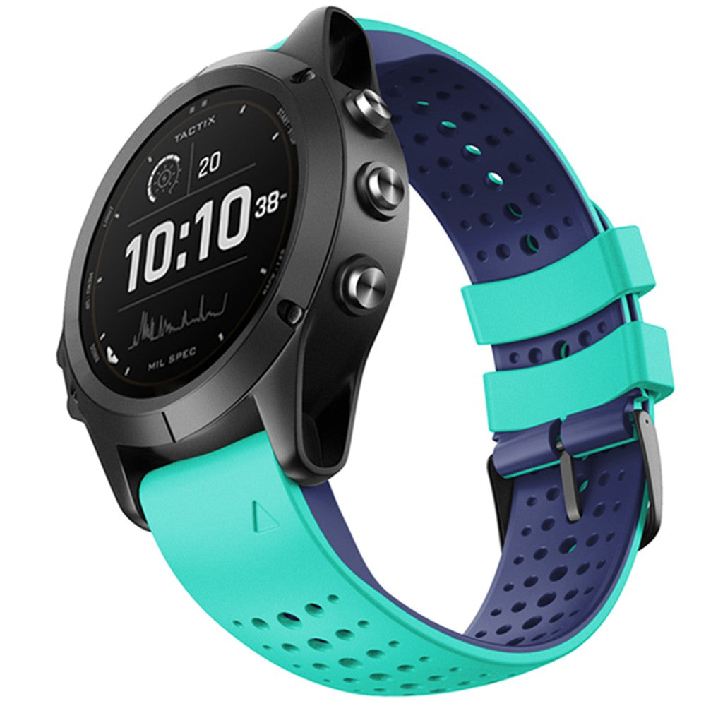 Super Stylish Garmin Smartwatch Silicone Universel Strap - Green#serie_8