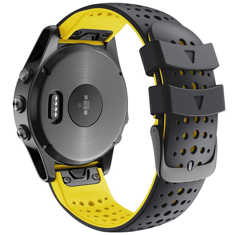 Very Cool Garmin Smartwatch Silicone Universel Strap - Yellow#serie_1