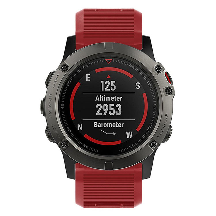 Cool Garmin Smartwatch Silicone Universel Strap - Red#serie_5