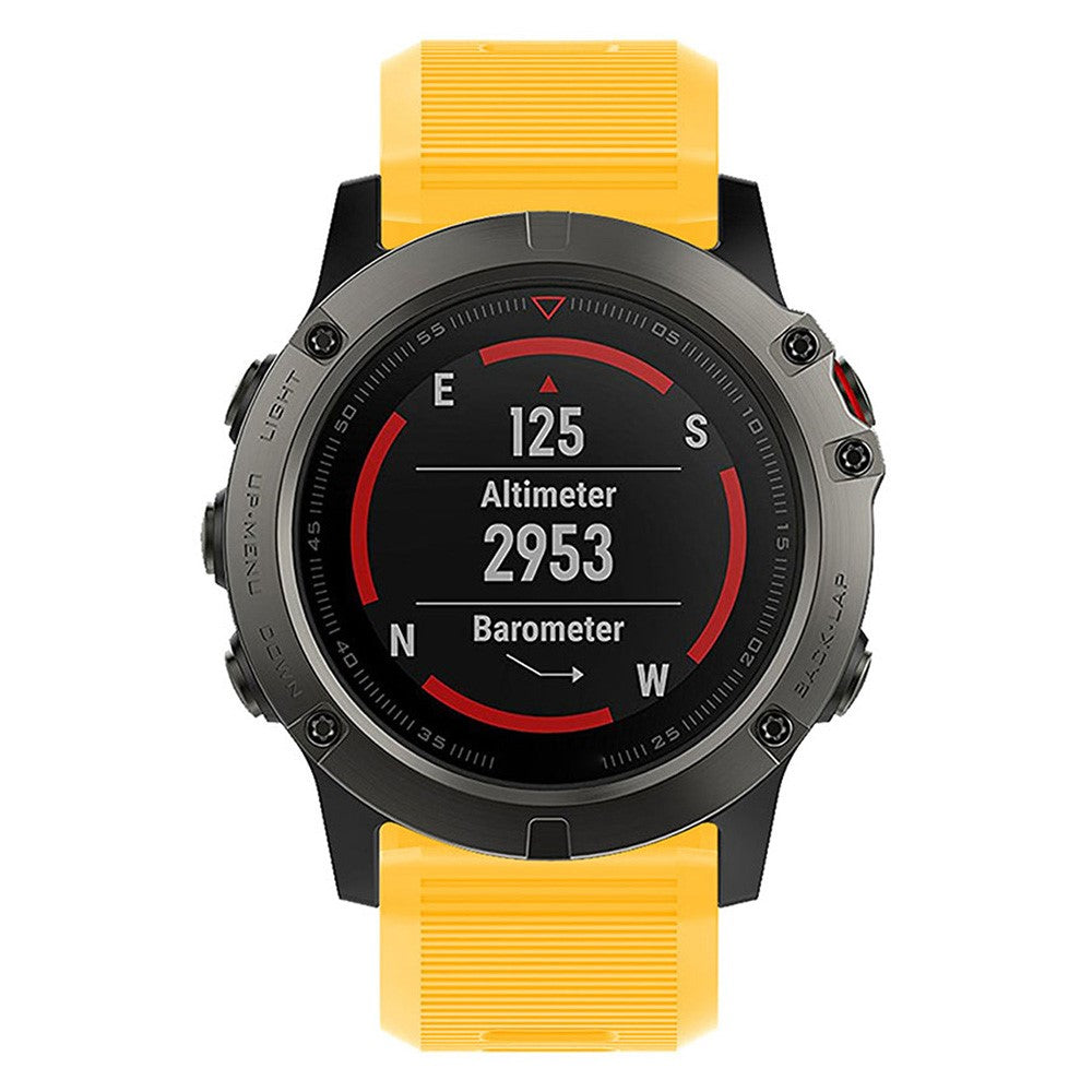 Cool Garmin Smartwatch Silicone Universel Strap - Yellow#serie_6