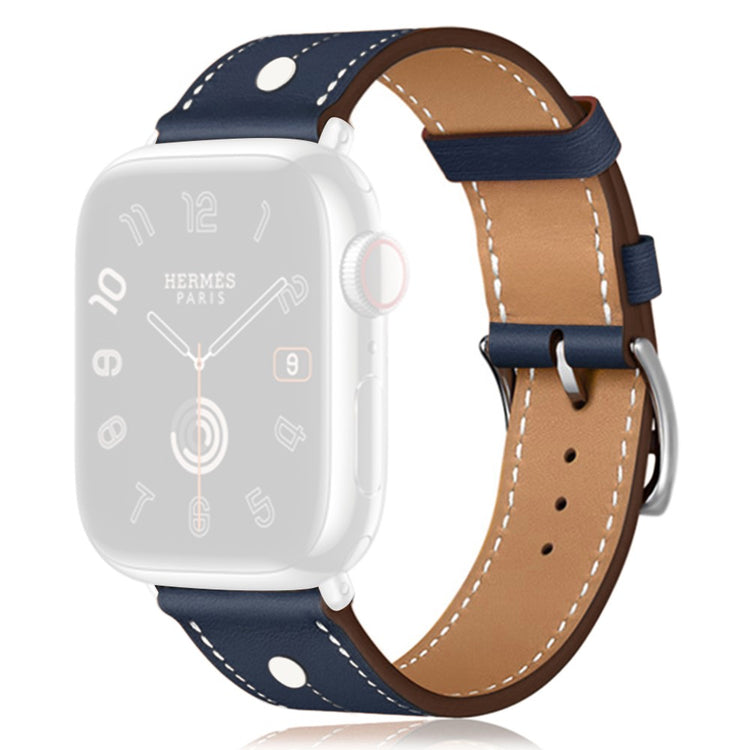 Classic Apple Smartwatch Genuine Leather Universel Strap - Blue#serie_5