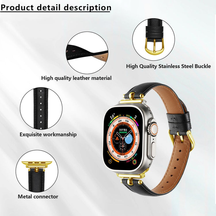 Superb Apple Smartwatch Pu Leather Universel Strap - Brown#serie_3