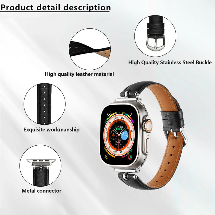 Superb Apple Smartwatch Pu Leather Universel Strap - Brown#serie_9