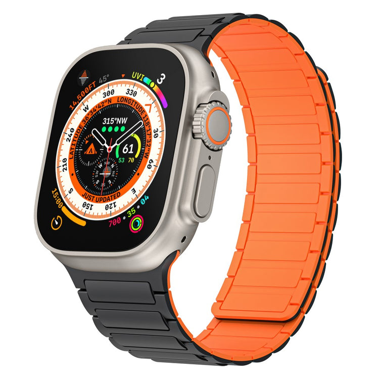 Super Agreeable Apple Smartwatch Silicone Universel Strap - Orange#serie_1