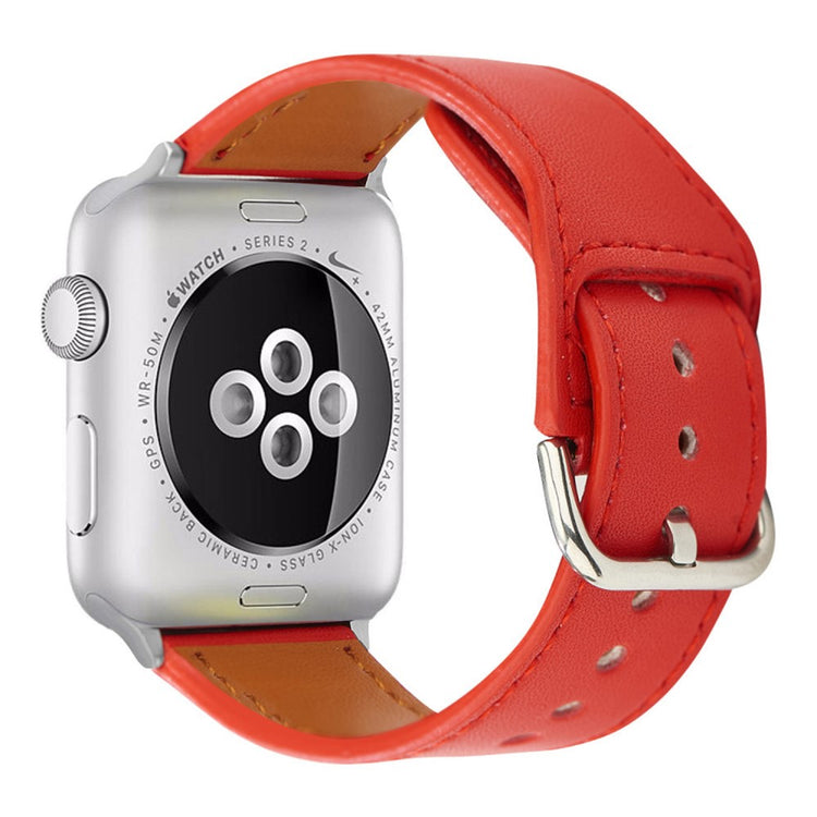 Mega Nice Apple Smartwatch Pu Leather Universel Strap - Red#serie_4