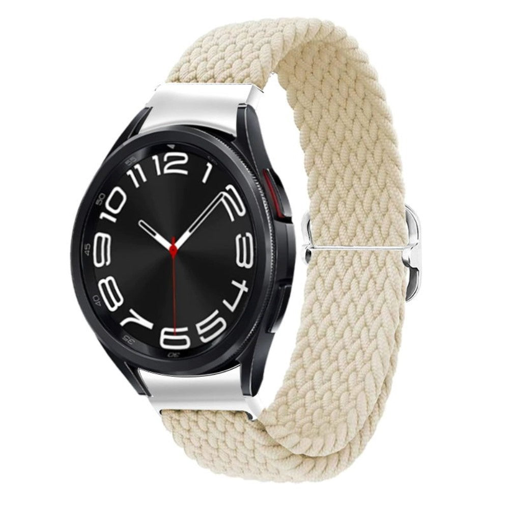 Very Beautiful Samsung Smartwatch Nylon Universel Strap - White#serie_13