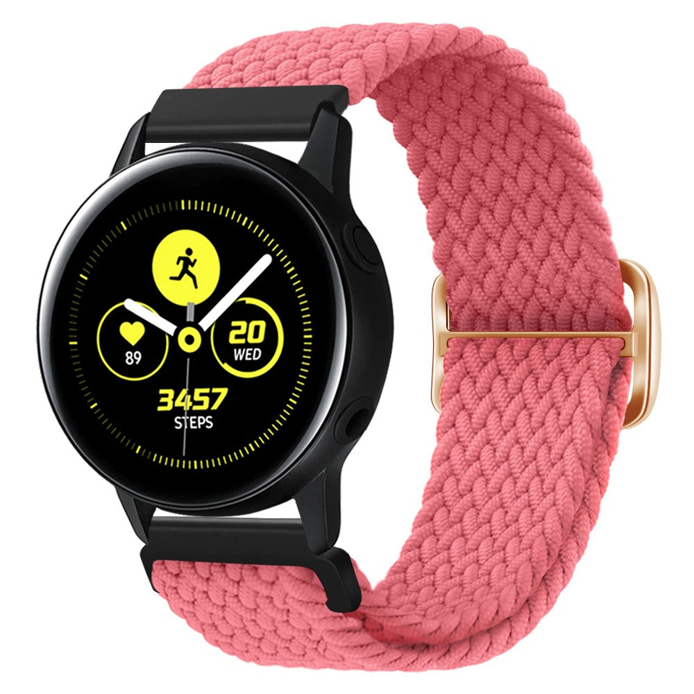 Super Stylish Smartwatch Nylon Universel Strap - Pink#serie_19