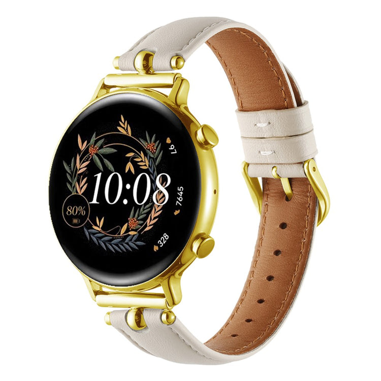 Samsung Galaxy Watch 5 Pro / Samsung Galaxy Watch 6 Classic (47mm) Genuine Leather Universel Strap - White#serie_3